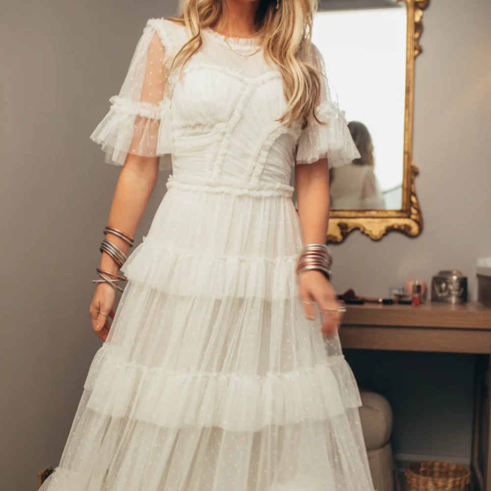 UNWORN-TAGS ATTACHED wedding dress